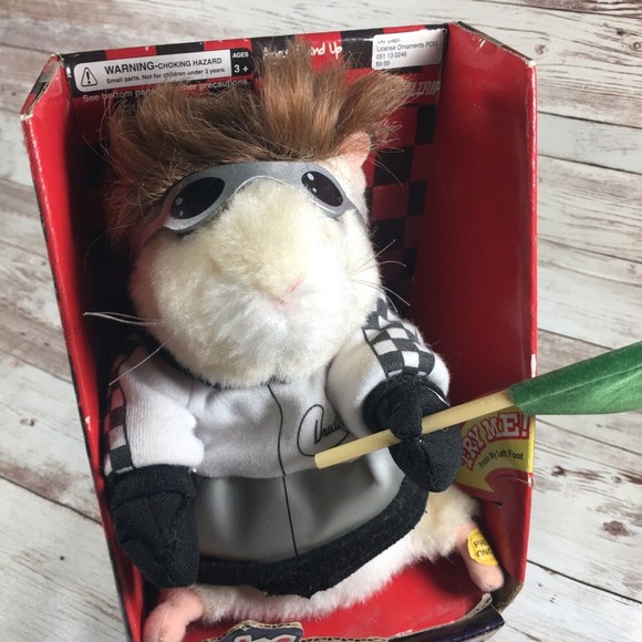 Gemmy Dancing Hamster - Car Racer Nascar Darrell Waltrip ‘Born To Be Wild’ - Picture 5 of 8